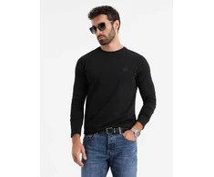 Ombre Clothing Vyriški marškiniai juodi – ombre drabužiai
