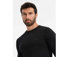Ombre Clothing Vyriški marškiniai juodi – ombre drabužiai