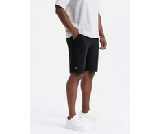 Ombre Clothing Trumpos vyriškos kelnės ombre drabužiams juodos