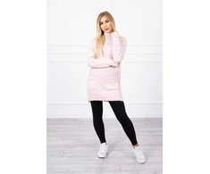 Pink megztinis moterims rožinis / šviesus