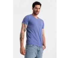 Ombre Clothing Vyriški ombre marškinėliai violetiniais raštais