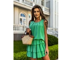 Moteriška suknelė - ekru spalvos