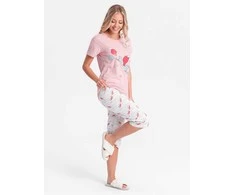 women's pajamas ulr261 - pink