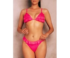 Pink moteriškas maudymosi kostiumėlis ulr328 - rožinis