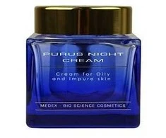 MEDEX Bio science cosmetics Naktinis kremas riebiai, linkusiai į aknę odai