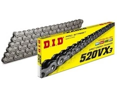 Grandinė DID520VX3 SUSTIPRINTAS X-Rings