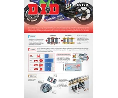 Grandinė DID530VX3 SUSTIPRINTAS X-Rings