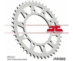 JT SPROCKETS Aliumininė itin lengva galinė žvaigždutė JTA1303 Juoda
