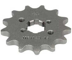 Jt Sprockets Priekinė žvaigždutė JTF1127 / JTF1128 / JTF1129 DERBI D50B0 / EBS050 (Iki 2006 ir nuo 2006m varikliams)