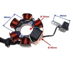 Maxtuned Generatorius PIAGGIO / GILERA / VESPA 50 2T (senesnė versija)