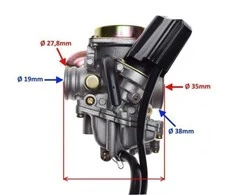 Maxtuned Karbiuratorius (įmaunamas) GY6 50 139QMB 4T
