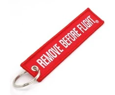 Maxtuned Raktų pakabukas "REMOVE BEFORE FLIGHT"