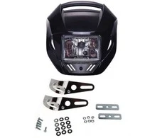Maxtuned Universalus Juodas priekinis žibintas 128mm