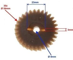 Maxtuned Vandens pompos dantratis AM6 30 dantukų