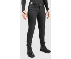 Moteriški džinsai PANDO MOTO LORICA Juodas A Slim Fit Cordura®