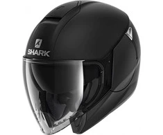 Šalmas Shark Citycruiser Blank Matinis Juodas