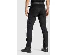 Vyriški džinsai PANDO MOTO KARLDO Slim-Fit Cordura Juodi