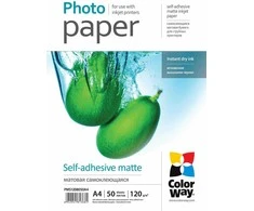 ColorWay 120 g/m² | A4 | Matte self-adhesive Photo Paper
