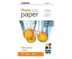 Valiklis ColorWay High Glossy Photo Paper | 200 g/m² | A4 | A4