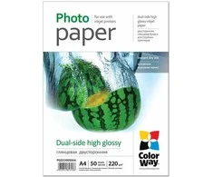 ColorWay High Glossy dual-side Photo Paper | 220 g/m² | A4