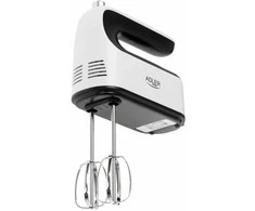 Plakiklis Adler Hand Mixer | AD 4229 | Hand Mixer | 600 W | Greičių skaičius 9 | Turbo mode | Juodas/Baltas
