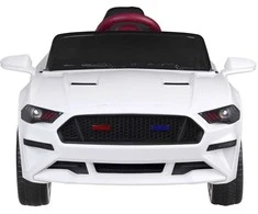 Akumuliatorinis sportinis kabrioletas vaikams Jokomisiada Mustang PA0169 | spalva: balta