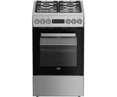 Viryklė BEKO Cooker | FSM52321DXDT | Hob type Gas | Oven type Electric | Stainless Steel | Plotis 50 cm | Grilling | Gylis 60 cm | 60 L