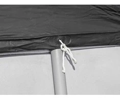 Bestway® PVC baseino uždangalas 396 x 185 cm, juodas, kvadratinis
