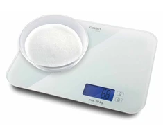 Virtuvinės svarstyklės Caso | Designer kitchen scales LX 20 | 03294 | Maximum weight (capacity) 20 kg | Graduation 5 g | Baltas
