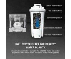 Karšto vandens dispenseris Caso HW 630 Turbo, 2600 W, 2.5 L, Nerūdijantis plienas