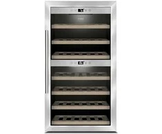 Caso | Wine cooler | WineComfort 660 Smart | Energy efficiency class G | Free standing | Bottles capacity 66 | Nerūdijantis plienas/Juodas