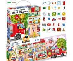 CzuCzu galvosūkis Taip dirba ugniagesiai 40 vienetų + mokomasis plakatas