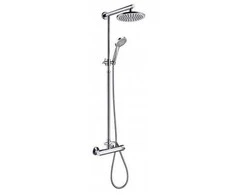 Dušo komplektas Hydroland Galant, sidabrinis, 42 cm