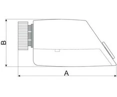 Elektroninė termostatinė galvutė Simple, su adapteriu