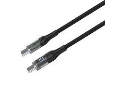 Fixed Fiksuotas | USB-C/USB-C laidas su ekranu, PD palaikymu, 2m, USB 2.0, 100W | FIXDD-CC2-BK