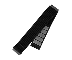 Fixed | Sporty Strap with Quick Release 20mm for Išmanusis laikrodis | 160-210 mm | Juodas | Nylon
