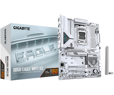 Pagrindinė plokštė GIGABYTE B850 EAGLE WF7 ICE AM5 4xDDR5 3xM.2 4xSATA