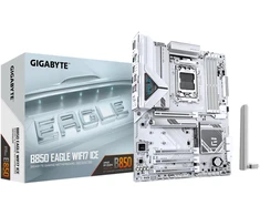 Pagrindinė plokštė GIGABYTE B850 EAGLE WF7 ICE AM5 4xDDR5 3xM.2 4xSATA
