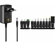 „Goobay“ universalus maitinimo šaltinis 3 V - 12 V, maks. 3,6 W