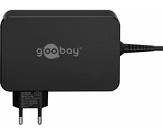 „Goobay“ USB-C nešiojamųjų kompiuterių įkroviklis (90 W) | 65420
