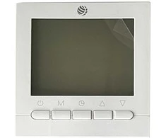 Laidinis termostatas, savaitės programavimas, baltas, PLUS