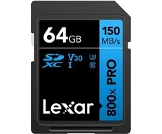 Lexar | Atminties kortelė | Professional 800x PRO | 64 GB | SDXC | Flash atminties klasė UHS-I