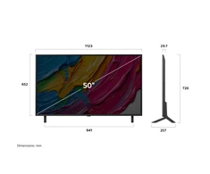 50 colių LG 50QNED80A3A 4K išmanusis TV 2025
