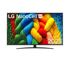 75 colių LG 75NANO81A3A 4K išmanusis Televizorius 2025