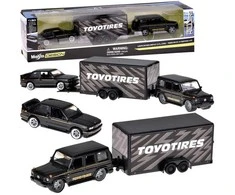 Jokomisiada Licencijuoti metaliniai automobiliai 1:64 Mercedes-Benz G 1988 ir BMW M3 E30