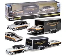 Jokomisiada Licencijuoti metaliniai automobiliai 1:64 – „Chevrolet Nomad 1955“ ir „Vega 1971
