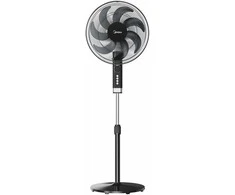 Ventiliatorius Midea MFS402M0BPK | Stand Fan | 50 W | Diameter 40 cm | Greičių skaičius 3 | Oscillation | Juodas