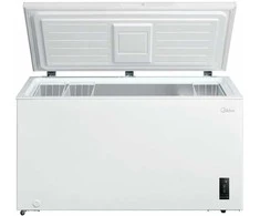 Midea Šaldiklis | MDRC564FEE01 | Energijos vartojimo efektyvumo klasė E | Komoda | Laisvai pastatoma | Aukštis 82,5 cm | Bendra grynoji talpa 418 l | Baltas