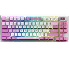 MSI FORGE GK600 TKL WIRELESS VIOLET | Klaviatūra žaidimams | Wireless | US | 2.4 GHz Wireless, Bluetooth, USB 2.0 | Mechaninė Linear