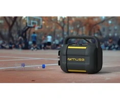 Muse | Jobsite Radio | M-968 BTY | 40 W | Atsparus vandeniui | Bluetooth | Belaidė jungtis | Portable | NFC features | Juodas/Geltona